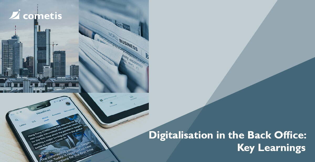 Digitalisation in the Back Office